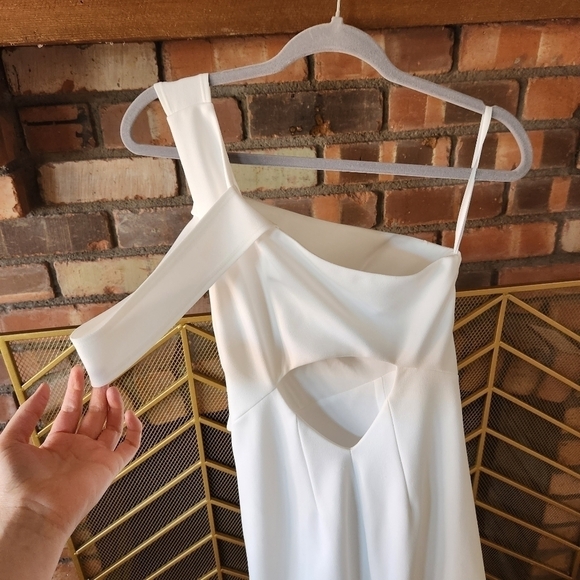 Noel & Jean X Katie May Regal One Shoulder Trumpet Wedding Dress - Picture 6 of 14